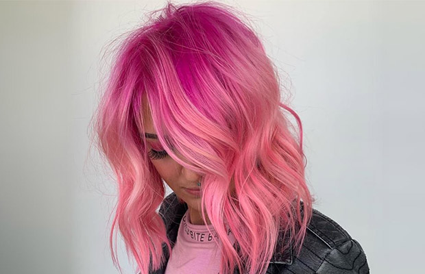 Pink hair